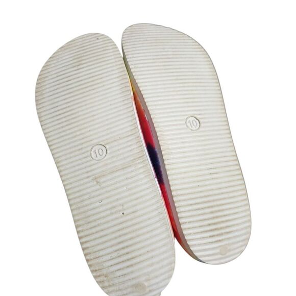 Corkys Waterslide Sandals Tie Dye Womens Size 10 Shoes Slip On Colorful - Picture 4 of 10